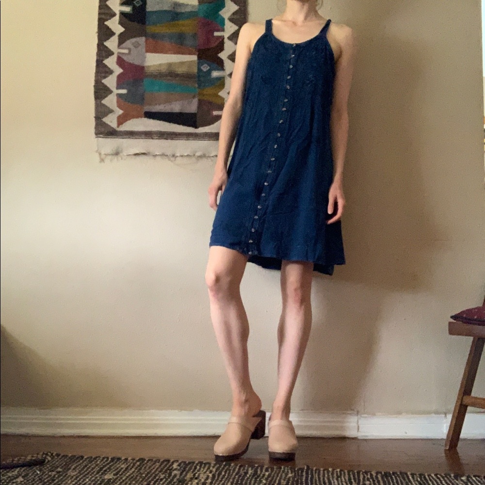 Vintage Hippie chic flowy summer sundress